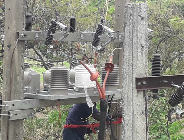 High tension installation of Current and voltage transformers