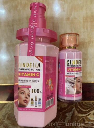 Cindella body lotion for sell at trade fair