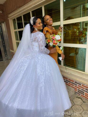 Affordable luxury ball wedding gown for rent