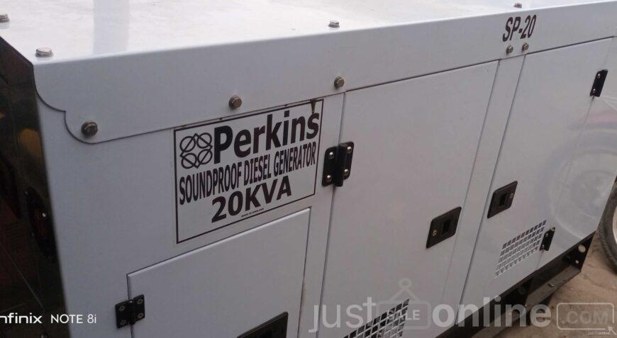 Perkins soundproof diesel generator 20kva – Ojo Alaba