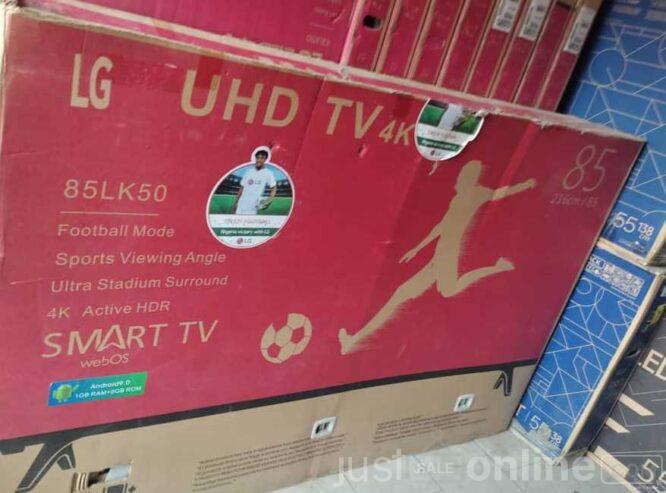 LG UHV 85 inches smart TV for sale at Alaba