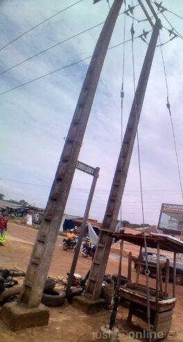 High tension and low tension pole for sale in Ikorodu