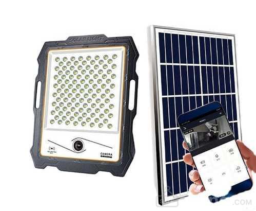 CCTV solar camera light 200watt