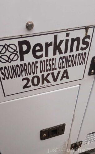 Perkins soundproof diesel generator 20kva – Ojo Alaba