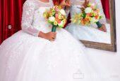 Affordable luxury ball wedding gown for rent