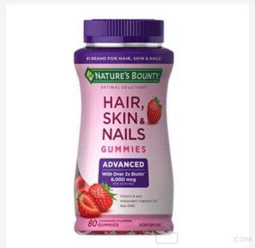 Nature’s Bounty Gumies Supplement For Hair, Skin And N