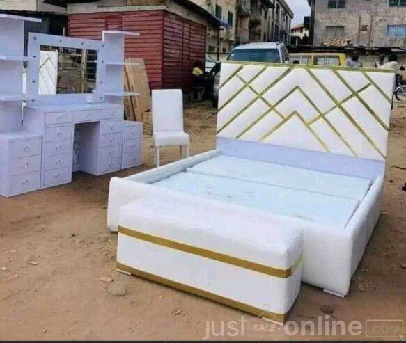 Quality Bed with wardrobe for sell at Ikorodu