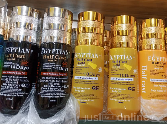 Egyptian half cast oil for sale in trade fair