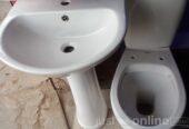 W/c toilet seat and soap dish for sale at orile Coker