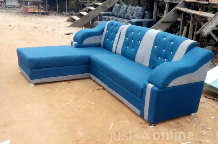 Quality 7seater L shape sofa for sell at ikorodu