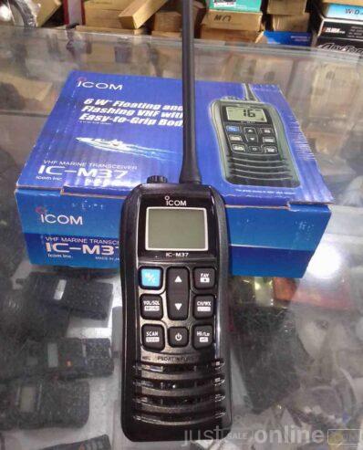 Icom m-37 Marine transceiver VHF walkie talkies for sal