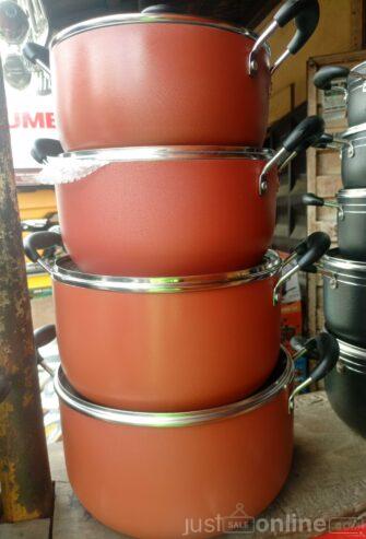 Non_stick pot sets for sale at Ikeja