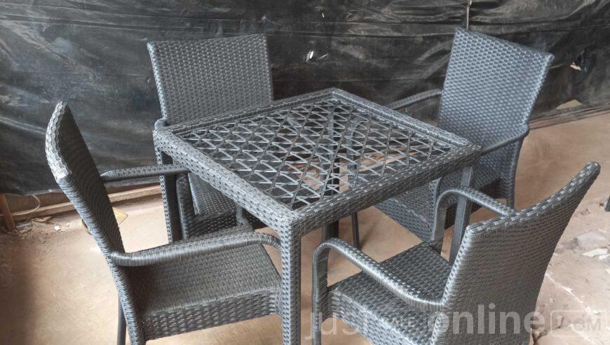 Garden set of dining table and chairs for sell at ikeja