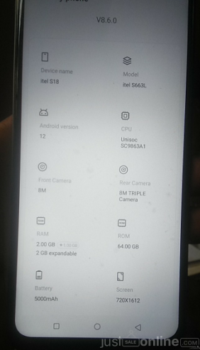 Itel S18 for sale in Ikeja