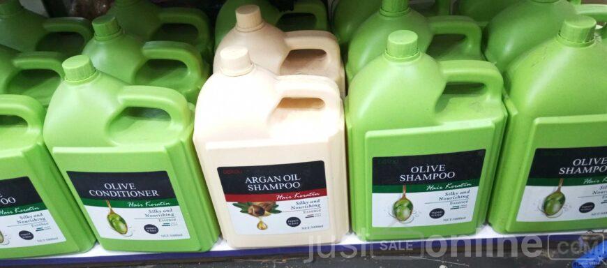 Olive shampoo and conditioner for sale at ikeja