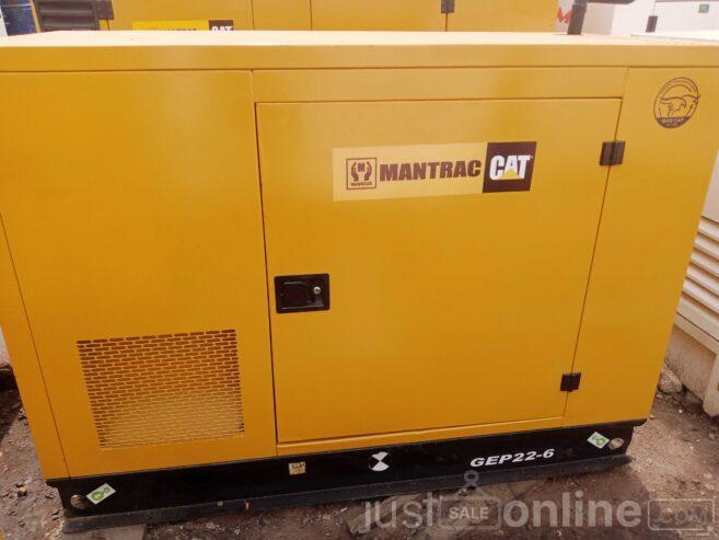 Cat mantrac 20kva diesel generator for sale