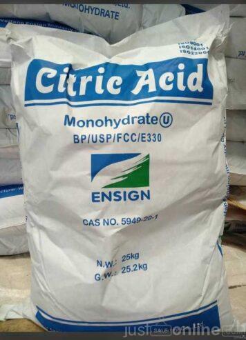 Citric acid for sale at kosofe