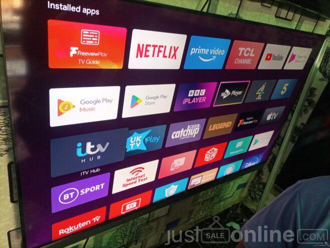 55 inches TCL android TV UK used