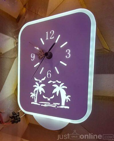 Wall clock light for sale at ikorodu