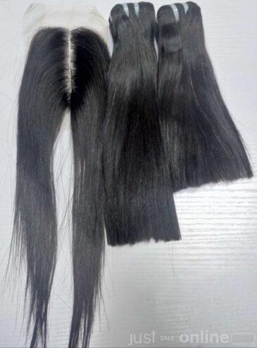 10″ SDD Vietnam bone straight wig for sale at trade fai