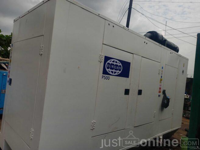 500KVA SOUNDPROOF GENERATOR (FG WILSOM) FOR SALE – IKEJA