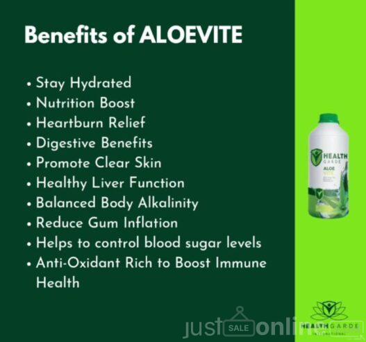 Aloevite with ginsing,green tea, aloeferox