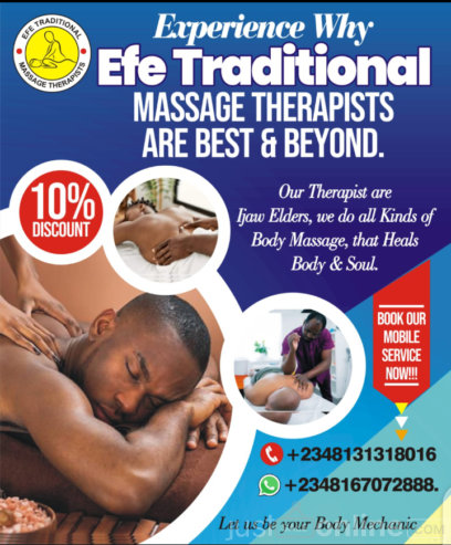 Ikeja GRA Homes Service Massage Body Therapist near you