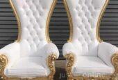 Royal Couples Wedding chairs for sale at Gbagada