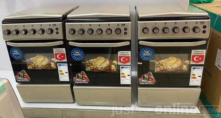 Four burner gas cooker