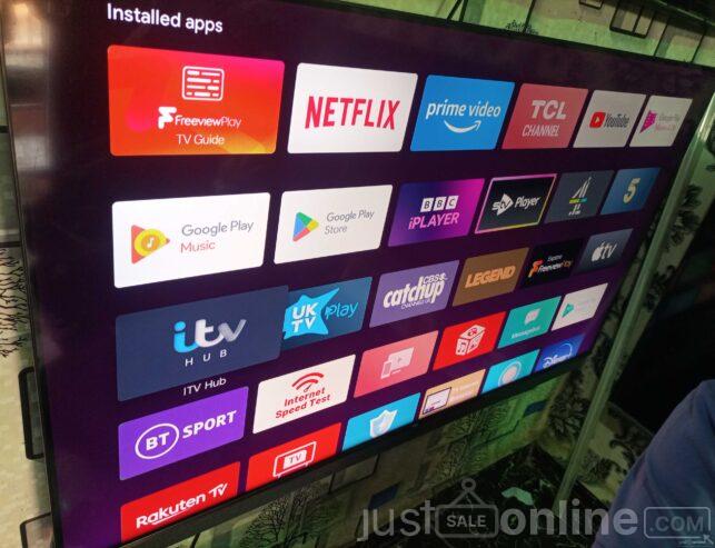 55 inches TCL android TV UK used