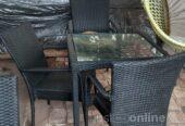 Garden set of dining table and chairs for sell at ikeja