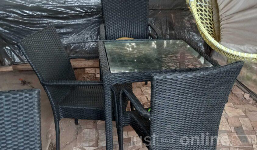 Garden set of dining table and chairs for sell at ikeja