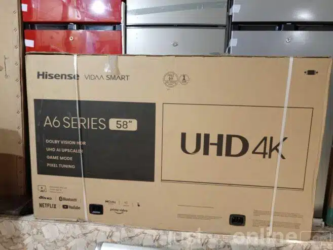 Hisense 55″smart tv 4k for sale at alaba market