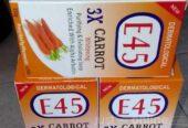 E45 carrot soap for sale at Trade fair market