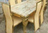 Six seater Marble Dining Table For Sale | Alaba