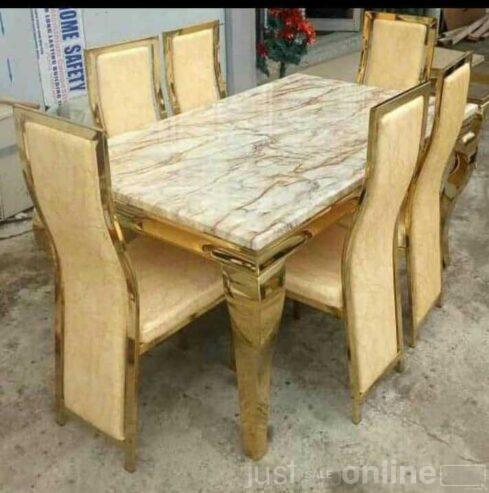 Six seater Marble Dining Table For Sale | Alaba