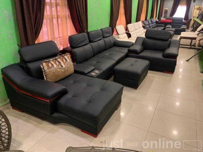 Set of L shape sofa chair for sale at Ojo Alaba market