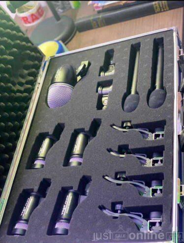 7 & 5 pieces drum mic for sale in alaba