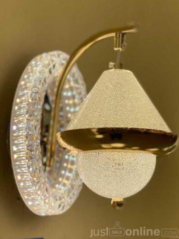 Crystal chandeliers, LED flush, LED wall bracket