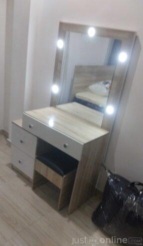 Dressing mirror with stool for sale in mushin