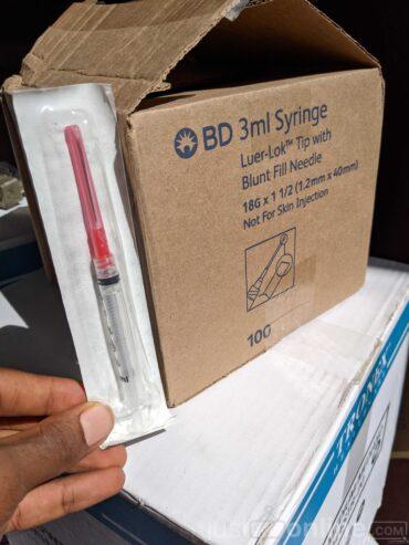 3ML Luer lock syringe -Lagos Island -Idumota