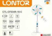 18″ Lontor Rechargeable Fan + Remote Control | Gbagada