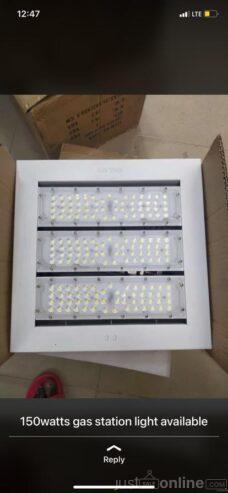 LED foold light and canopy light for sale at alaba