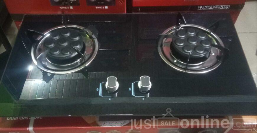 2 Burner gas cooker glass (cabinet) for Sale at Ojo Alaba