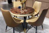 4 sitters marble dinning table for sale at ojo Alaba ma