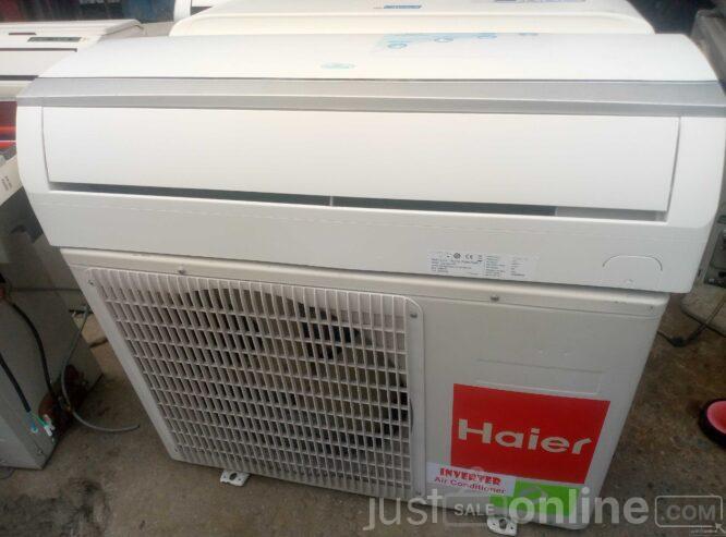 Used Haier inverter 1.5hp For Sale at surulere – Lagos