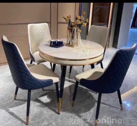 4 sitters marble dinning table for sale at ojo Alaba ma