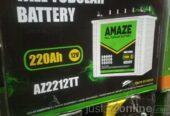 220A 12vdc Amaze Tubular Battery for Sell At Ojo Alaba