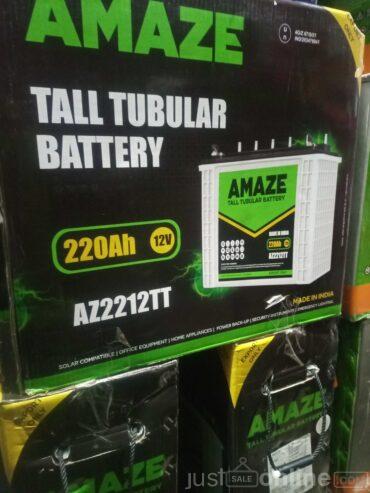 220A 12vdc Amaze Tubular Battery for Sell At Ojo Alaba