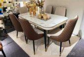 Marble Dining table with 6 Chairs – Ojo Alaba -Lagos